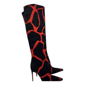 Dolce Gabbana Giraffe print boots